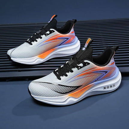 Cross-Border Autumn Running Shoes New Model for High School Entrance Examination Physical Test Ultra-Light Running Shoes Mesh Breathable Middle School Student Sports Shoes Men's Shoes