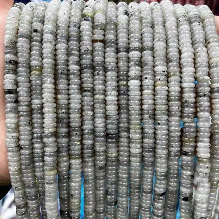 2×6 Natural Stone Colorfuled Crystal Abacus Beads Spacer Beads Beads Cross-Border Hot-Selling Jewelry DIY Bracelet Necklace
