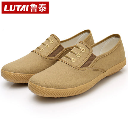 Lu Tai Labor Insurance Shoes Rubber Shoes Slip-on Lazy Shoes Work Shoes Casual Shoes Site Shoes Vulcanized Shoes Cloth Shoes Men's Shoes