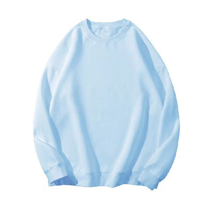 190g sweater women's autumn and winter round neck pullover women's sweater thickened thin velvet solid color plus size loose class clothes sweater women