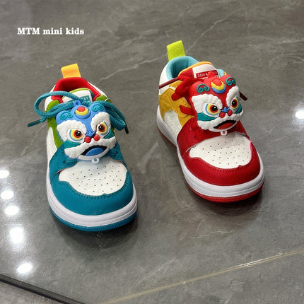 Spring Festival New Year 2025 Spring Children's sneaker Boys' Board Shoes Baby Soft Bottom Toddler Shoes Girls' Casual Shoes