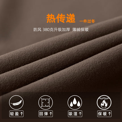 A cold winter 380g thick warm velvet autumn and winter warm yoga pants women's high waist hip sports fitness pants