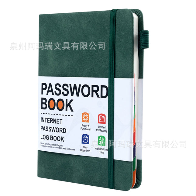 Amazon Cross-border Code Book English Address Book Phone Book in stock Strap b6 Notebook Subsite Record Book