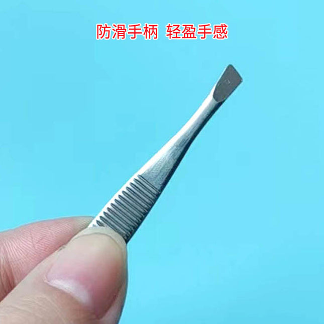 With packaging eyebrow clip stainless steel eyebrow clip tweezers plucking eyebrow clip eyebrow plucking tweezers eyebrow plucking beard clip