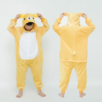 Mixed batch autumn and winter flannel adult cartoon conjoined animal pajamas orchid history home clothes toilet thickened wholesale