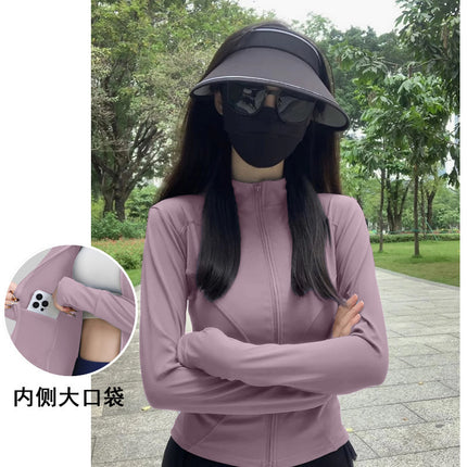 2026 New Summer Style Thin Sun Protection Clothing for Women, Breathable and Slim-Fitting Ice Silk Sun Protection Clothing, Cardigan Jacket, Uv Protection