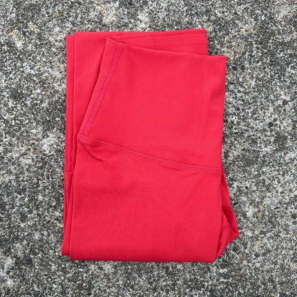 Cross-Border Hot Selling Solid Color Women's High-Waisted Tight Leggings Soft Stretch Peach Butt Yoga Pants with Back Waist Pockets