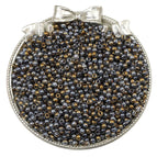 4mm aperture about 1mm 10 g/pack about 170 pieces / transparent gold