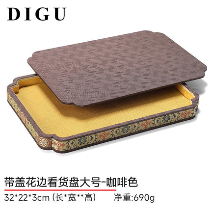 Di Gu Palace Style Jewelry Jewelry Plate Bracelet Necklace Look at Pallet Play Bracelet Storage Plate National Style Display Props