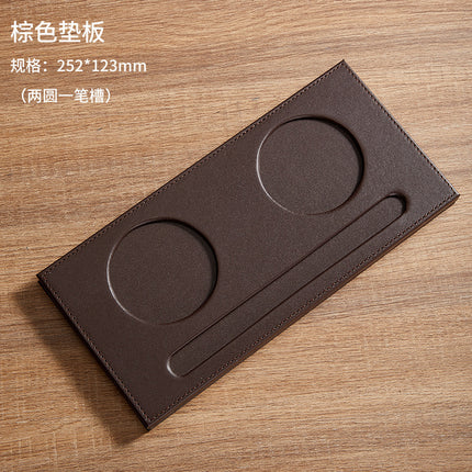 High-End Leather Hotel A4 Writing Board with Magnetic Buckle, Leather Coaster, Folder, Signing Document Board, Can Be Printed with Logo