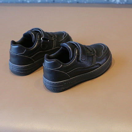 Tenis Sneakers Kids Spring/Autumn New Boys Girls Sports Shoes Casual Board Shoes Leather Soft Soled Children Small White Shoes