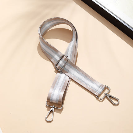 Bag shoulder strap crossbody bag with adjustable widened shoulder strap gold silk Women's bag with 3.8cm width