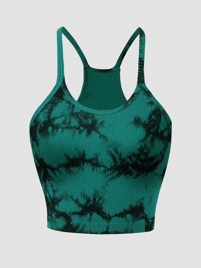 Cross-border Lulu Sports Underwear Washed Vest Naked Yoga Bra Women's Summer Comfortable Quick-drying All-match