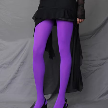 2025 New Pantyhose Spring and Autumn Color Pantyhose Slimming High Elastic Anti-crochet Candy Socks Base Socks Foreign Trade