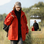 Suzaku red-[jacket + removable liner] / S