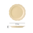 7 inch plate yellow