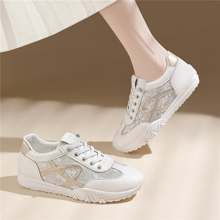 (Out-Of-Stock Items Not Restocked) Sneakers, Casual Shoes, Spring Flat-Soled Casual New Models, Versatile Lightweight Shoes with Hidden Height Increase, German Training Shoes
