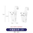 2 cartoon hanging clips [1 each for cats and dogs]