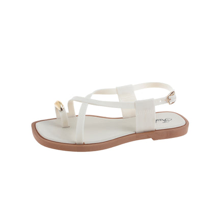 2024 New Arrival Set Toe Sandals and Slippers Women's Summer Outer Wear Cyber Celebrity Ins Flat French Style High-grade Clip-toe Women's Shoes
