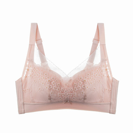 Special Offer: Xianuo Spring and Summer Underwear for Women with Large Busts, Minimizing Bra, Wireless, Adjustable, Side Breast Support, Anti-Sagging, Breathable and Lightweight