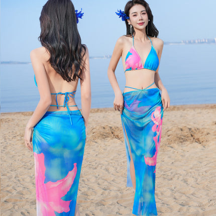 Thai Bikini Swimsuit Women's Bikini Split Three-Piece Sexy Hot Girl Seaside Swimsuit Women's Hot Spring Vacation