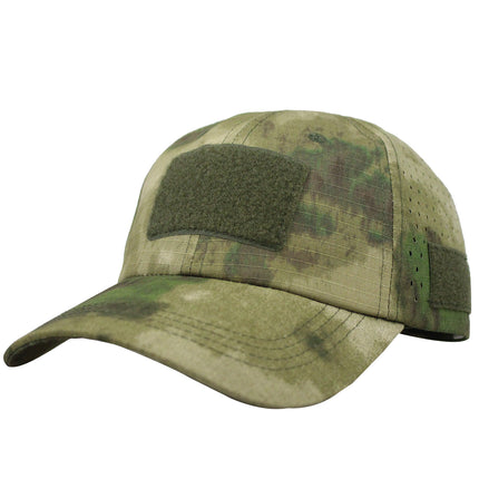 Breathable Camouflage Mesh Baseball Cap Summer Camp Training Baseball Cap Outdoor Fishing Sun Protection Sun Hat Velcro Cap