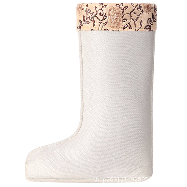 Men's High-Top Rain Boots, Warm Cotton Rain Boots, Special Velvet Lining, Women's Rain Boots, Winter Velvet Lining, Mid-Tube Velvet Lining