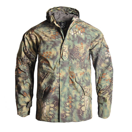 Hanye Wholesale New Camouflage Clothing Outdoor G8 Cotton Jacket Camouflage Men's Tactical Jacket Windproof Warm Cotton Coat