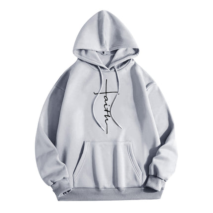 2024 Men's and Women's New Women's Printed Long Sleeve Hoodie Sweatshirt