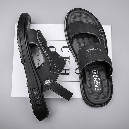 Sandals for Men, Outdoor Wear, 2025 New Summer Trendy Sports and Leisure Driving Sandals, Beach Dual-Purpose Outdoor Slippers
