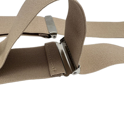 Cross-Border Manufacturer Supply Adult Men's Suspenders X-Shaped Elastic Adjustable Men's Suspenders