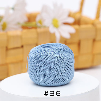 No. 10 Lace Thread Micro Hook Shuttle Weaving Handmade DIY Miniature Doll Fine Wool Crochet Ball 20g Wholesale