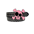 Pink Skull Belt / 110cm