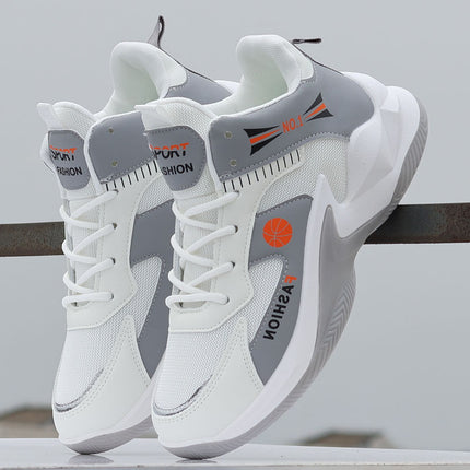 Men's Shoes New Spring Running Shoes Men's All-match Fashion Youth sneaker Non-slip Wear-resistant Student Ball Shoes
