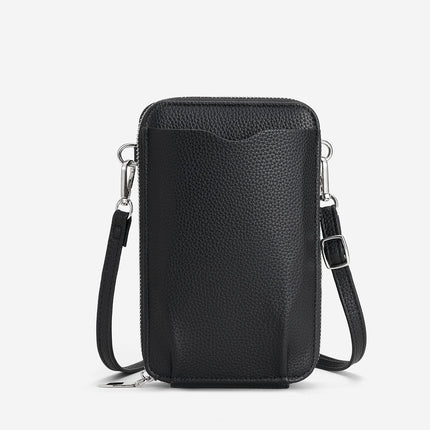2026 Cross-Border Leather Women's Crossbody Shoulder Bag Vertical Style Phone Bag Macaron Color Commuting Versatile Lightweight Storage