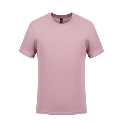 【Anhui Warehouse】Loose Fit | Ice Silk Cotton Ammonia Cotton Solid Color T-Shirt Round Neck Short Sleeve Youth Casual Boys Pullover