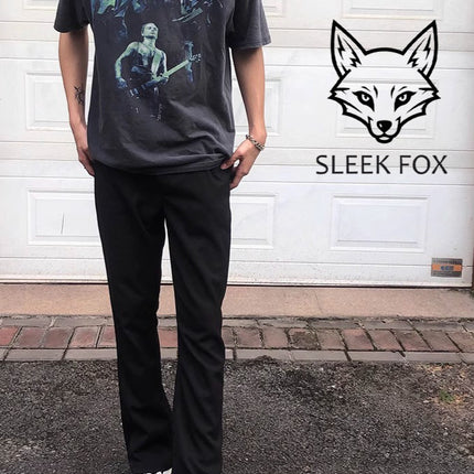 2025 Summer New Japanese Style Casual Versatile Flared Suit Pants Solid Color Scimitar Pants Drapey Wide-Leg Floor-Length Pants