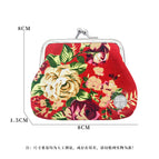 Medium 8cm lined red rose bag