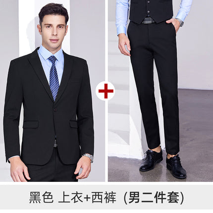 Suit Men's and Women's suit Workplace Dress Business Suit Elastic Slim Fall/Winter Two-button Jacket 4S Sales