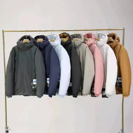 "Cow" Is Warmer Than Down! Outdoor Lightweight P Cotton Jacket Anti-Cold Wind Sports Hooded Cotton Jacket