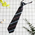 Navy Blue Crown Tie