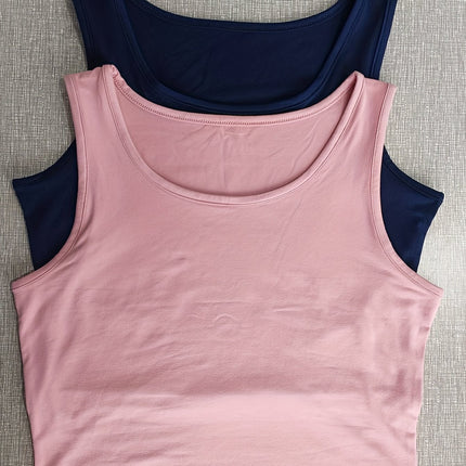 2 Women's Sports Casual Vests Sleeves Tops Cross-Border Dropshipping