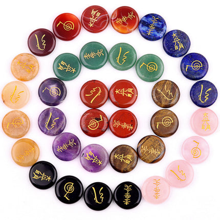Reiki Great Light Symbol Amethyst Agate Stone Power Balance Improvement