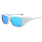 White frame ice blue
