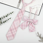 Jk029 girl's love (tie + collar flower)