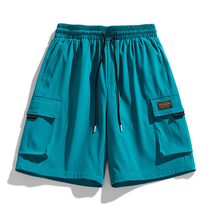 Summer New Men's Shorts Japanese Tooling Pants Loose Straight Thin Breathable Fashionable All-match Casual Pants