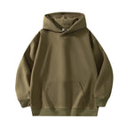 Khaki green [no balling or fading] | Hooded sweatshirt] / S [recommendation 45-55kg ]