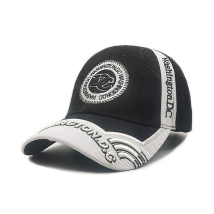 Men's baseball cap 3D embroidered peaked cap hat female outdoor sun hat sun protection hat Amazon cross-border hot sale