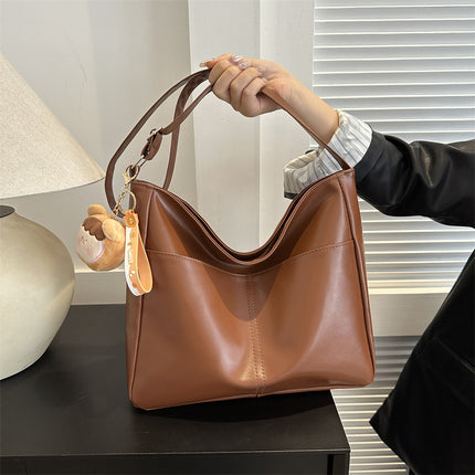 All-matching ins messenger bag female 2023 new tote bag student class large capacity shoulder commuter bag bags