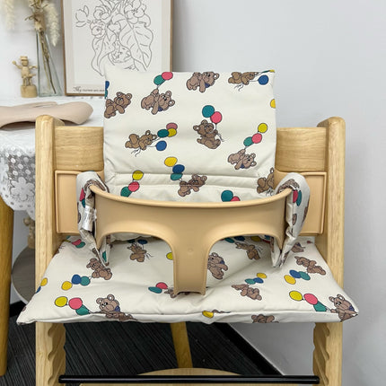 Ins Nordic Style Baby Dining Chair Children's Growth Chair Cushion Baby Dining Chair Cushion Waterproof and Urine-proof Sitting